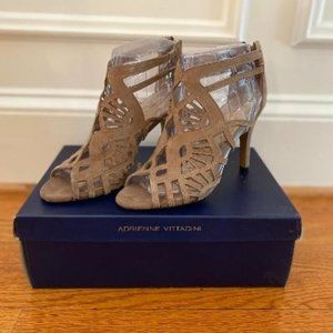 Adrienne Vittadini Suede Pump Sandals - NEW!